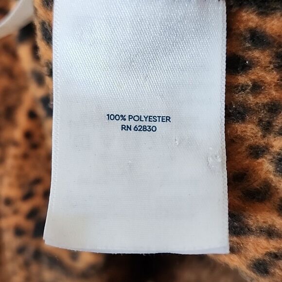 Lands end 3X Leopard Print Jacket 🐆 Perfect condition - Picture 5 of 6